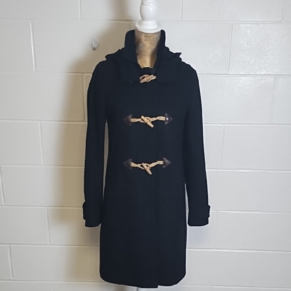 J. Crew Soft Melton Wool Lined Jacket Coastal Coat - Picture 1 of 14